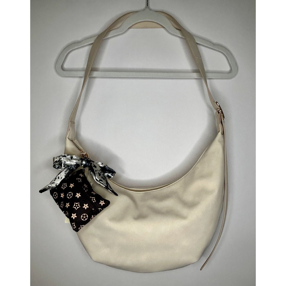 Slouchy Crescent Sling Handbag - Universal Thread- Cream - NWT *Charm and Mini*